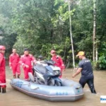 Evakuasi Kendaraan Banjir Membalong